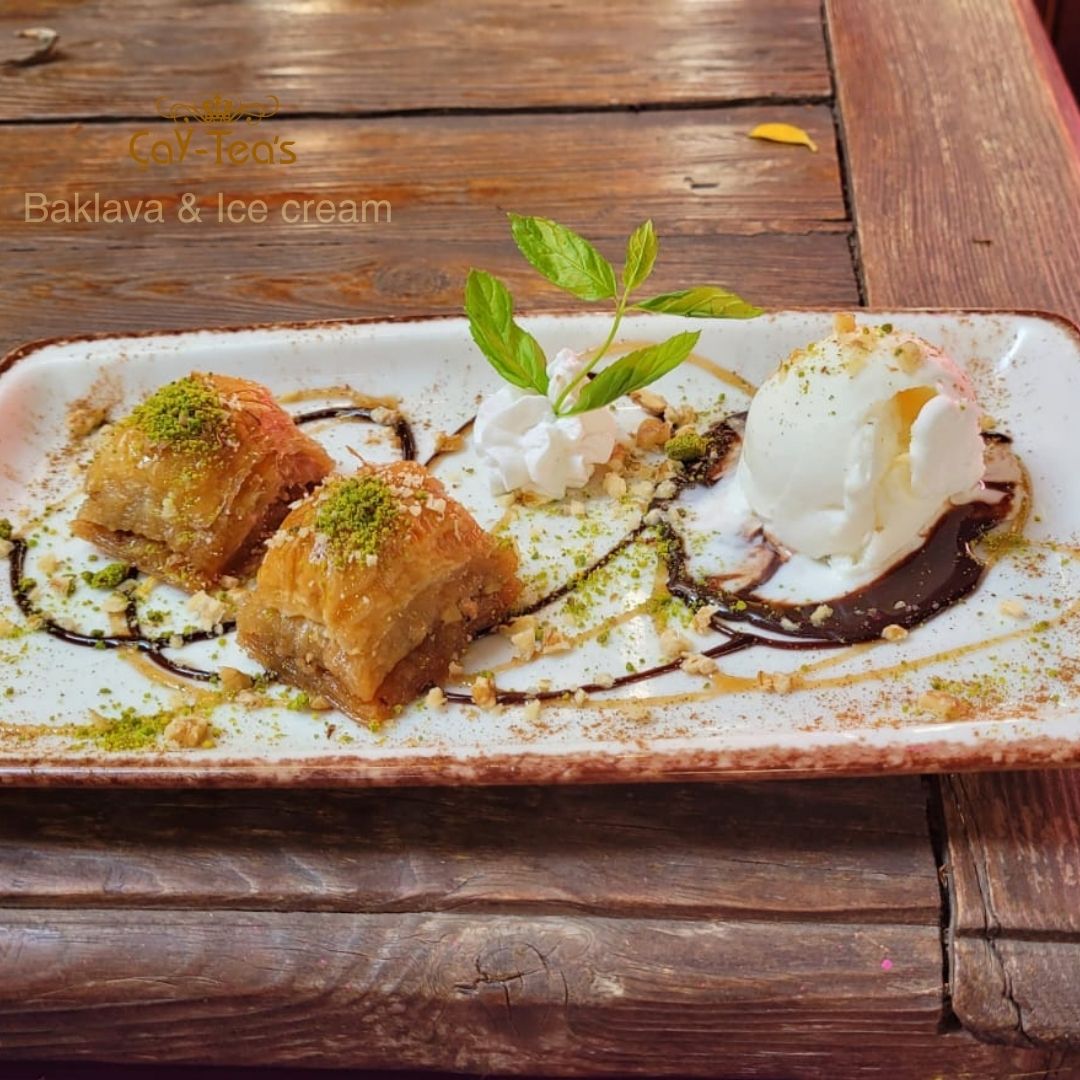 Baklava & Ice cream